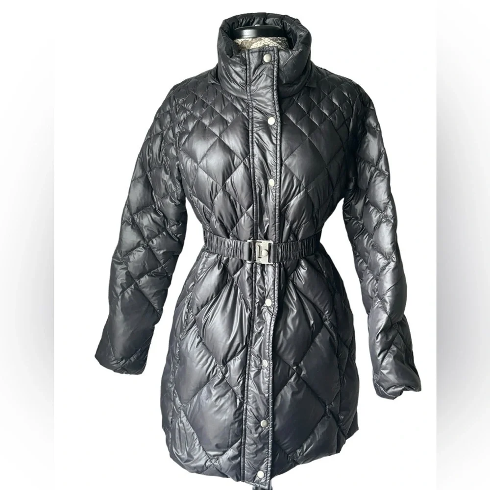 A Pea in the Pod PufferJacket Black Medium - Picture 1 of 12